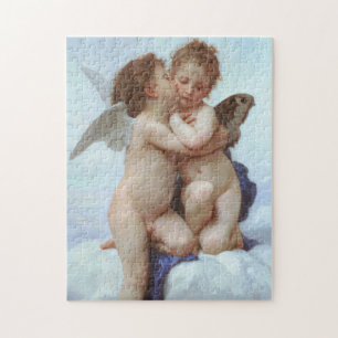The First Kiss, Amor and Psyche, Bouguereau Jigsaw Puzzle