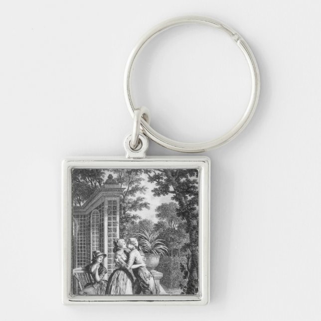 The First Kiss of Love Key Ring (Front)