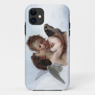The First Kiss painting by William Bouguereau iPhone 11 Case