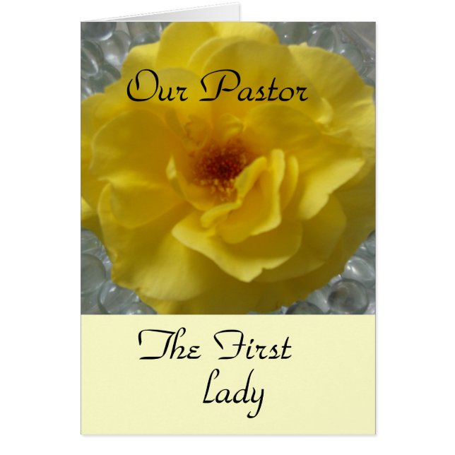 The first Lady  and Pastor (Front)