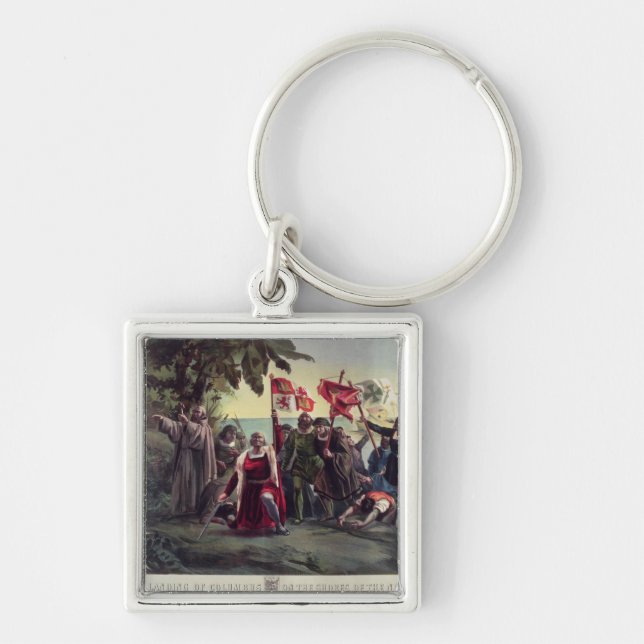 The First Landing of Columbus Key Ring (Front)