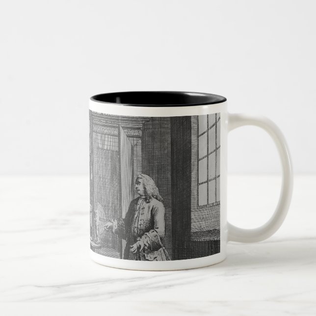 The First Lecture in Experimental Philosophy Two-Tone Coffee Mug (Right)