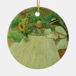 The First Lesson, 1903 Ceramic Tree Decoration