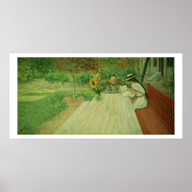 The First Lesson, 1903 Poster (Front)