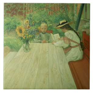 The First Lesson, 1903 Tile
