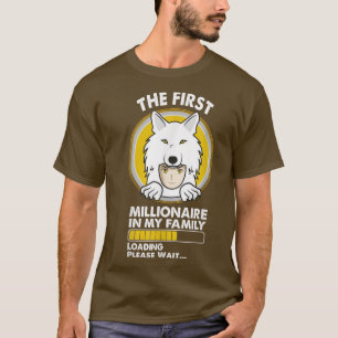 The First Millionaire In My Family Saitama Inu Cry T-Shirt