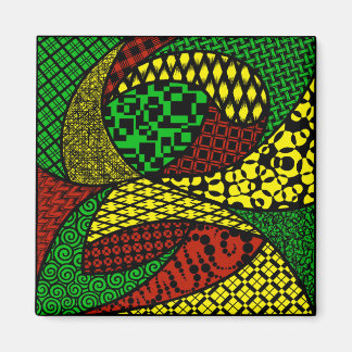 "The First Mix" Square Magnet