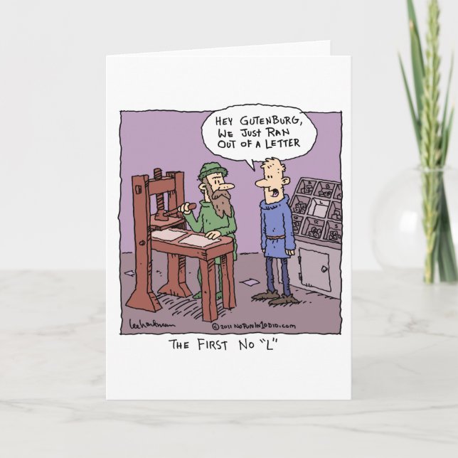 The First No "L" Holiday Card (Front)