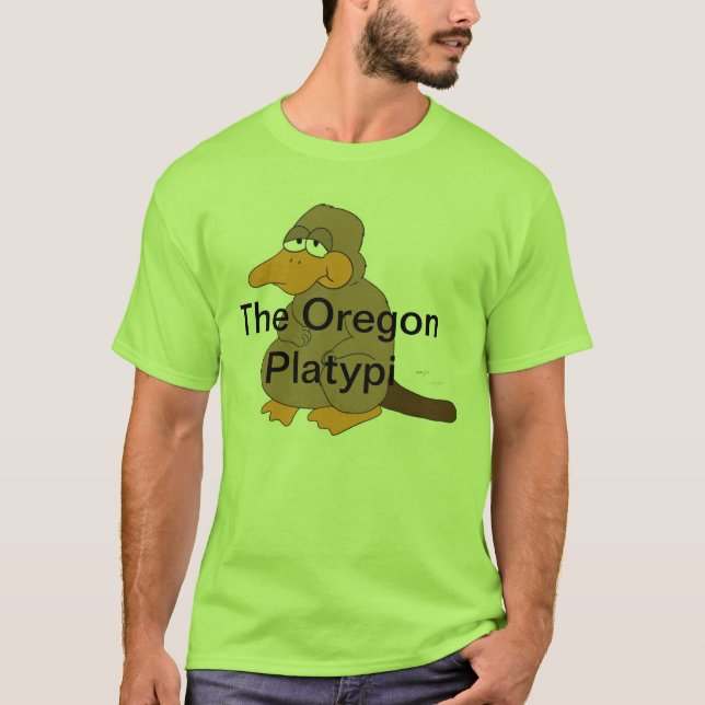 The first of the Oregon Platypi clothes line T-Shirt (Front)