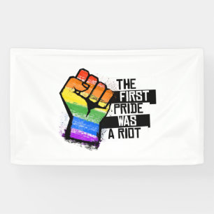 The first pride was a riot banner