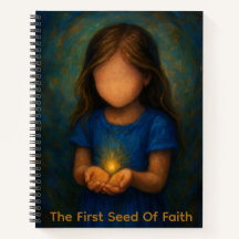 "The First Seed Of Faith" Spiral Notebook