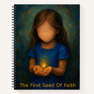 "The First Seed Of Faith" Spiral Notebook