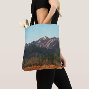 The first snow.... tote bag
