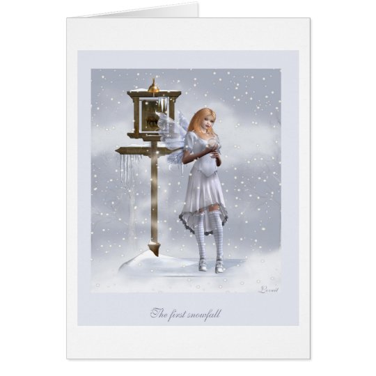 The first snowfall card