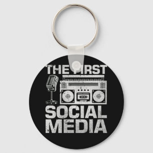 The First Social Media Ham Radio Amateur Radio Ope Key Ring