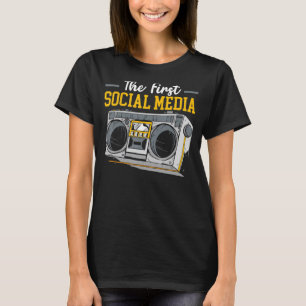 The First Social Media Job Social Media Manager T-Shirt