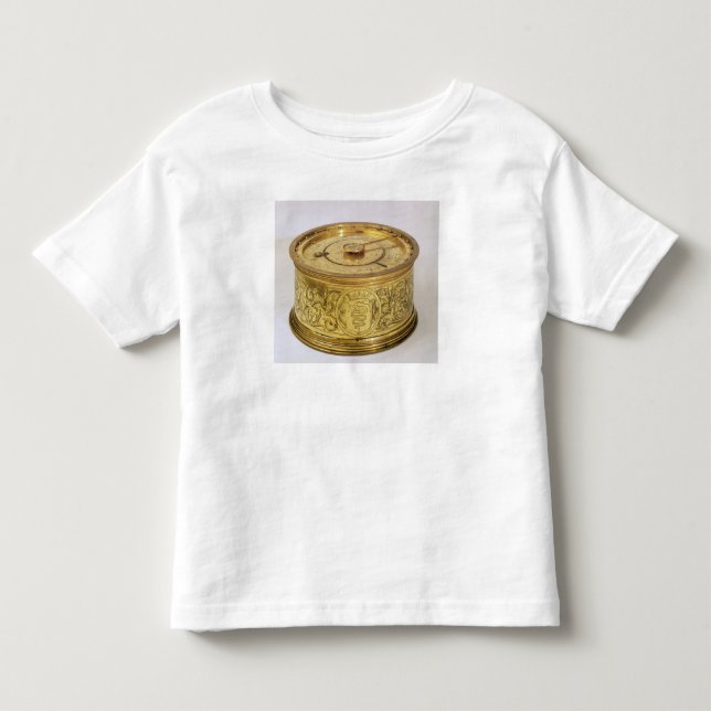 The first spring driven clock with fusee, 1525 toddler T-Shirt (Front)