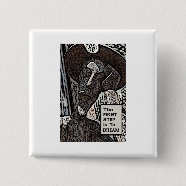 The First Step 15 Cm Square Badge (Front)
