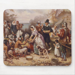 The first Thanksgiving 1621   c.1932 Mouse Mat