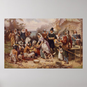 The first Thanksgiving 1621   c.1932 Poster