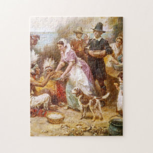 The First Thanksgiving 1621 Jigsaw Puzzle