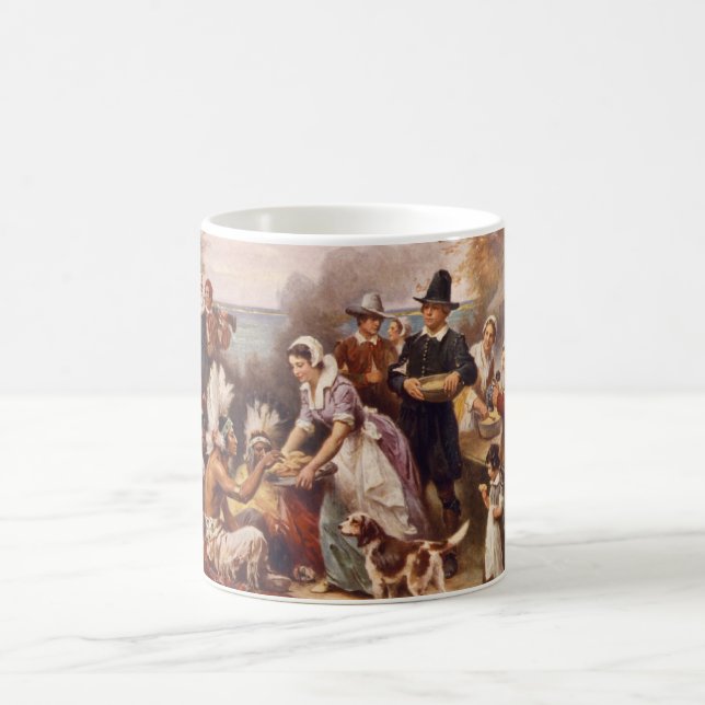The First Thanksgiving Coffee Mug (Center)