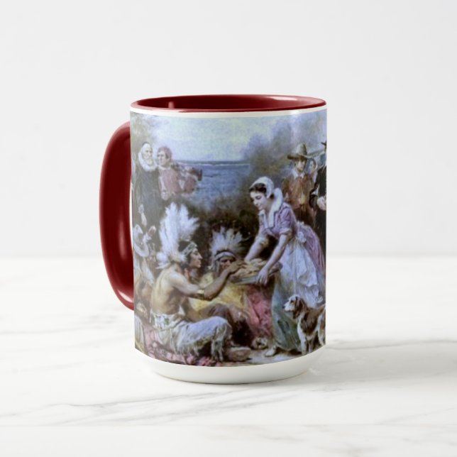The first Thanksgiving: Jean Louis Ferris Mug (Front Left)