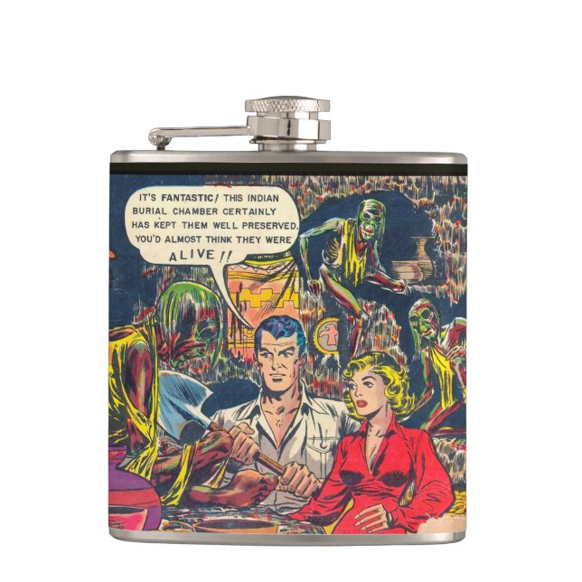 The first Zombies? Hip Flask (Front)