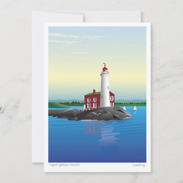 The Fisgard Lighthouse Holiday Card (Front)