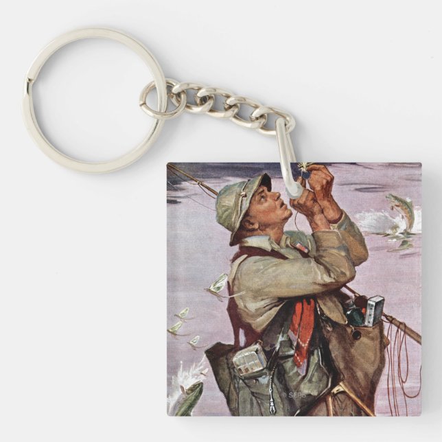 The Fish are Jumping Key Ring (Front)