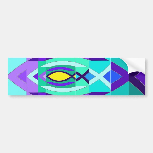 The Fish. Bumper Sticker (Front)