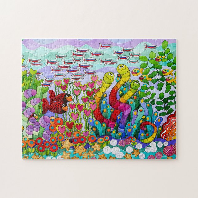 The Fish Garden Puzzle (Horizontal)