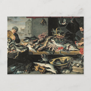 The Fish Market Postcard