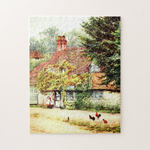 The Fish Shop Haslemere by Helen Allingham Jigsaw Puzzle