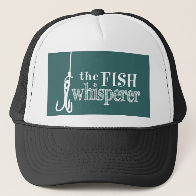 The Fish Whisperer (customisable colours) Trucker Hat (Front)