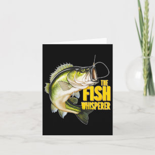 The Fish Whisperer Fishing Novelty Fisherman Gift  Card