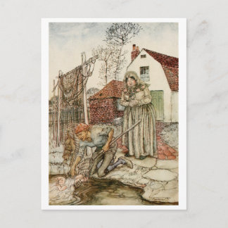 The Fisherman and his Wife Postcard