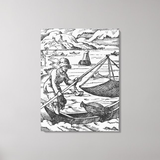 The fisherman canvas print (Front)
