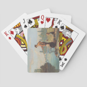 The Fisherman (Fishing Outdoors) (Angling) (River) Playing Cards