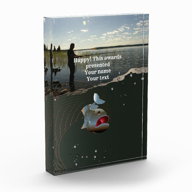 The fisherman​​​​​​​. Happy fishing Photo Block (Left)