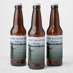 The fisherman in the evening beer bottle label