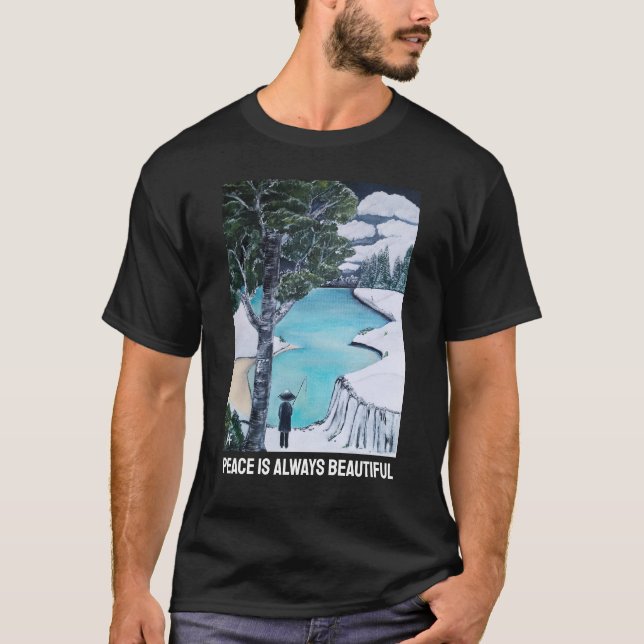 The Fisherman Painting by Alfred Fox T-Shirt (Front)