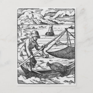 The fisherman postcard