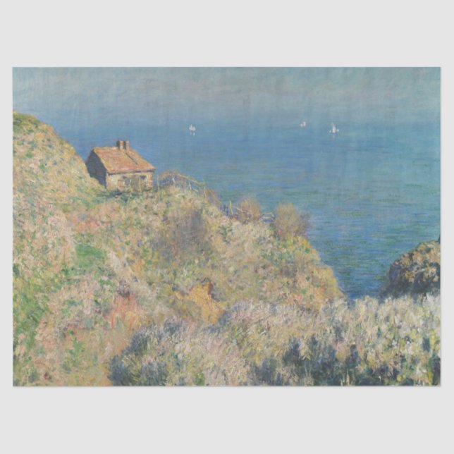 The fisherman's house, Varengeville, Claude Monet Tissue Paper (Front)