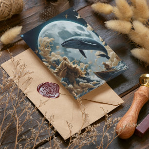 The Fisherman's Lunar Catch Postcard