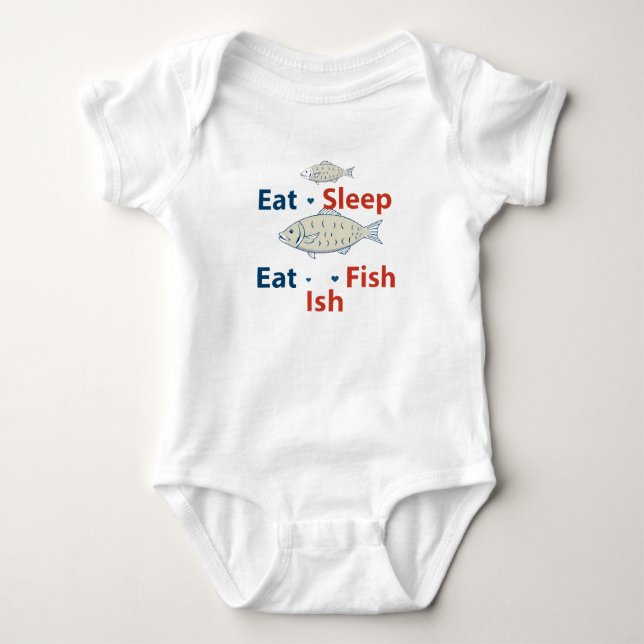 The Fisherman's Mantra Baby Bodysuit (Front)