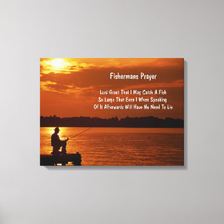 The Fishermans Prayer' Canvas Print