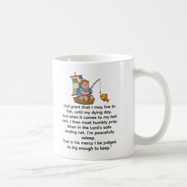 The Fisherman's Prayer Coffee Mug (Right)