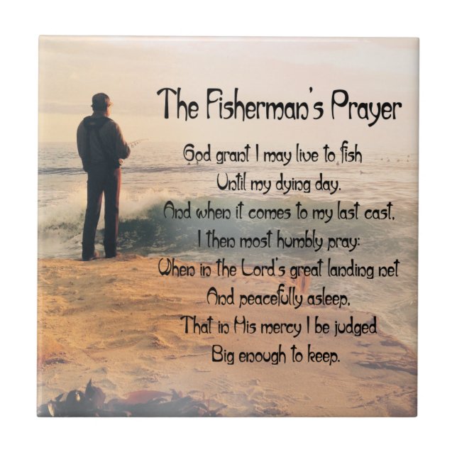 The Fishermans Prayer Tile (Front)