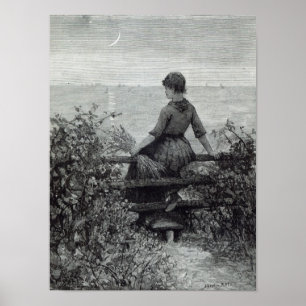 The Fisher's Lass, from 'Leisure Hour', 1888 Poster